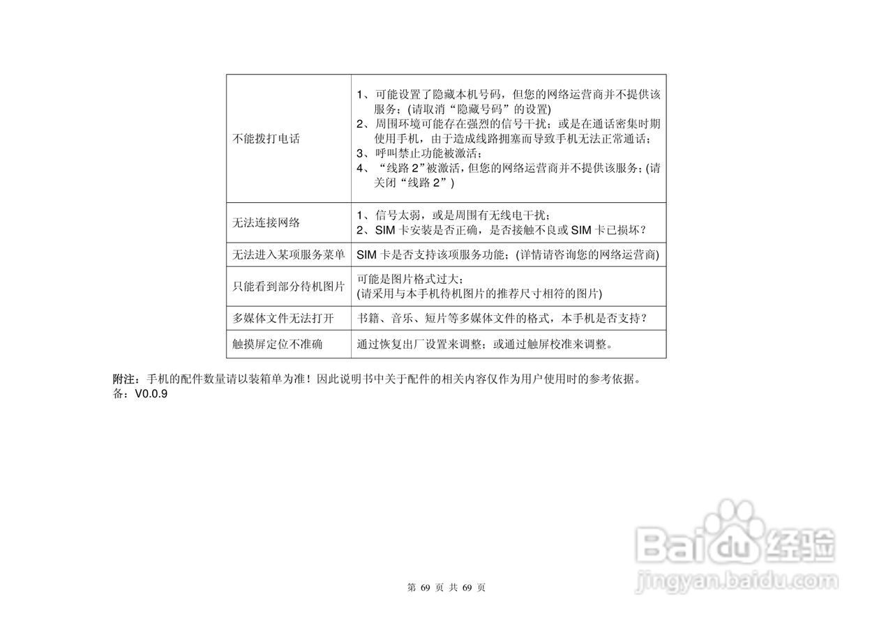 港利通手机B8800型说明书:[7]