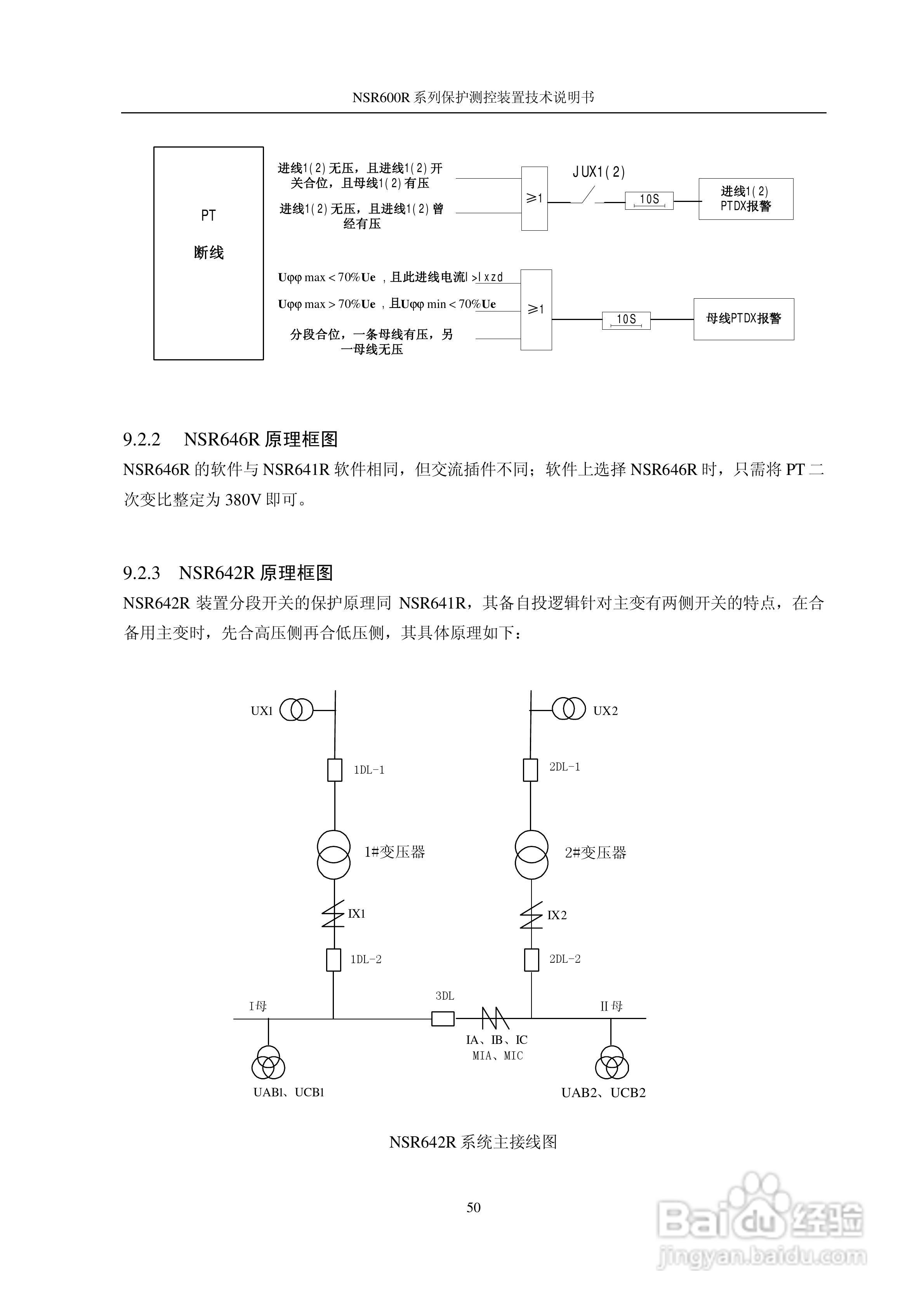 NSR645R中小型变压器保护测控装置说明书:[6]