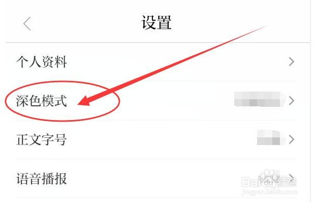 羊城派如何启用黑底白字的深色模式?