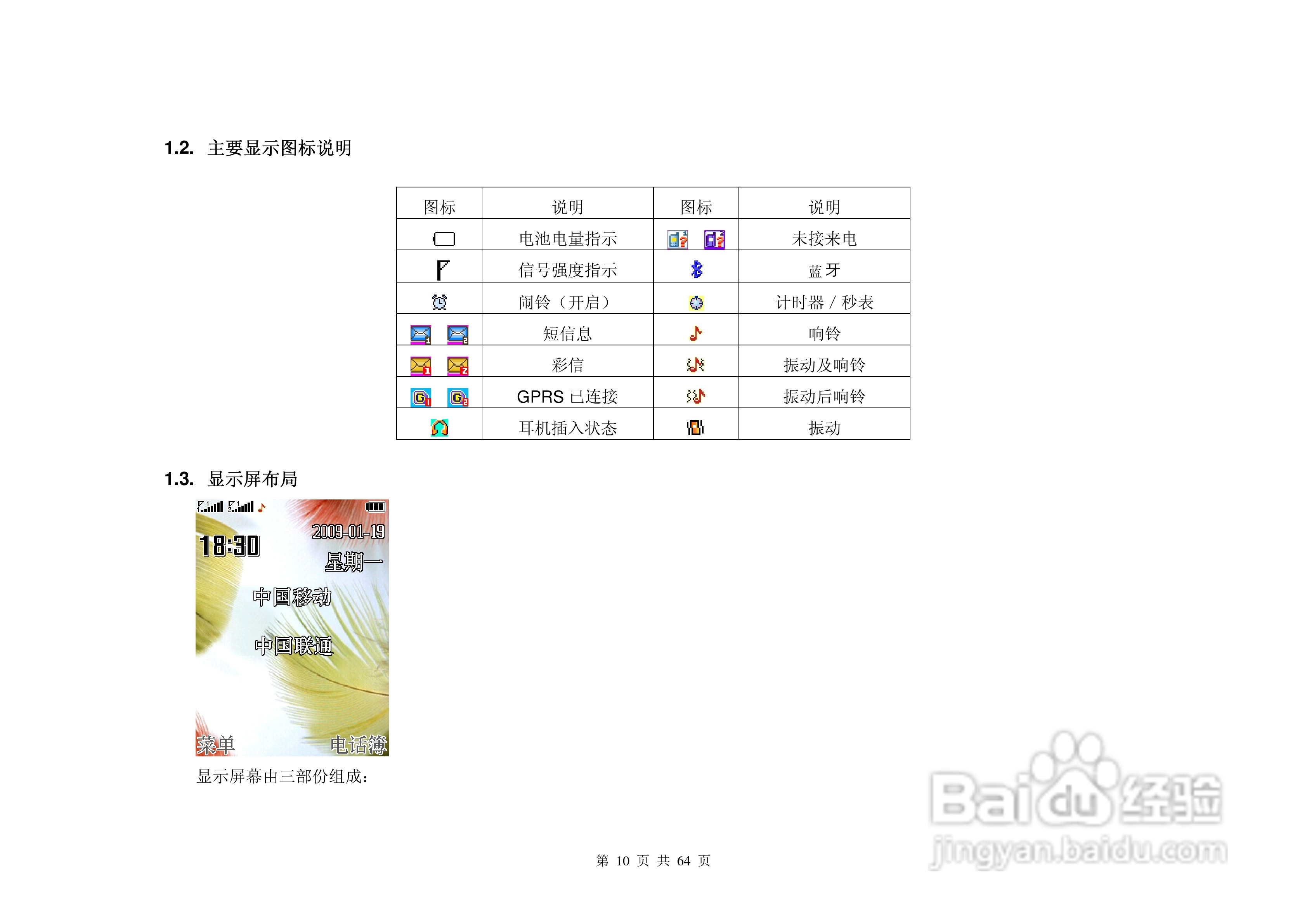 港利通手机KPT KS805型使用说明书:[1]