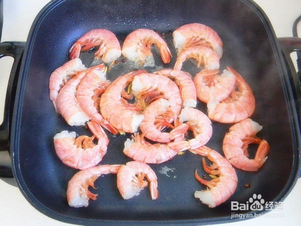 蒜香虾的制作方法