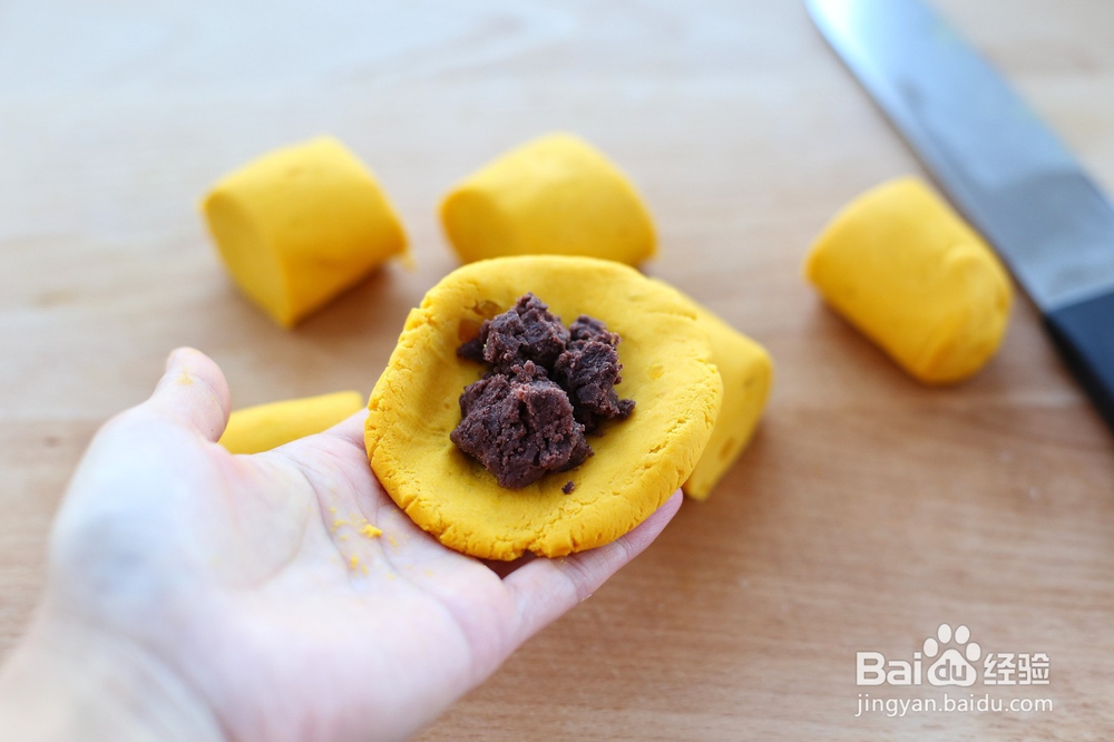 南瓜豆沙饼怎么做