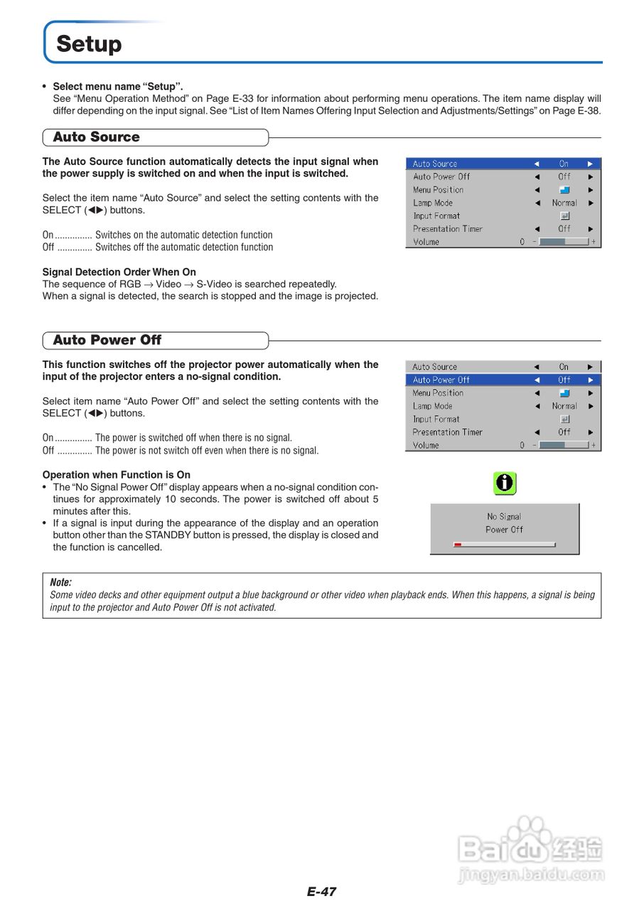 PLUS V-339投影机使用说明书:[5]
