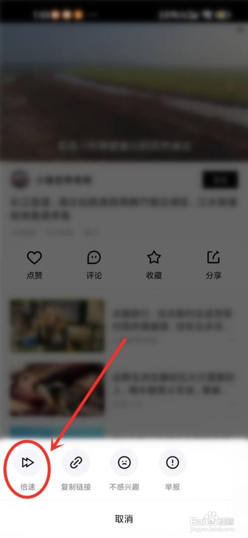 青桃APP如何倍速播放视频
