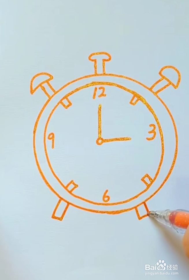 时钟表图片怎么画