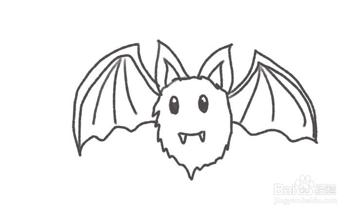sketchbook怎么画蝙蝠