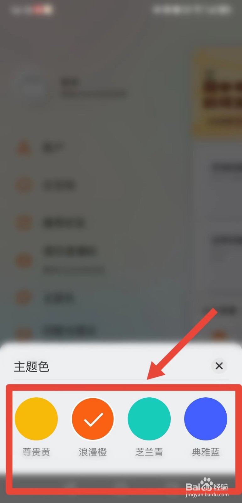 布丁扫描APP如何修改主题色
