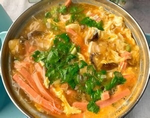 如何10分钟搞定低脂酸辣汤