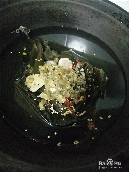 扇贝炖煮海带