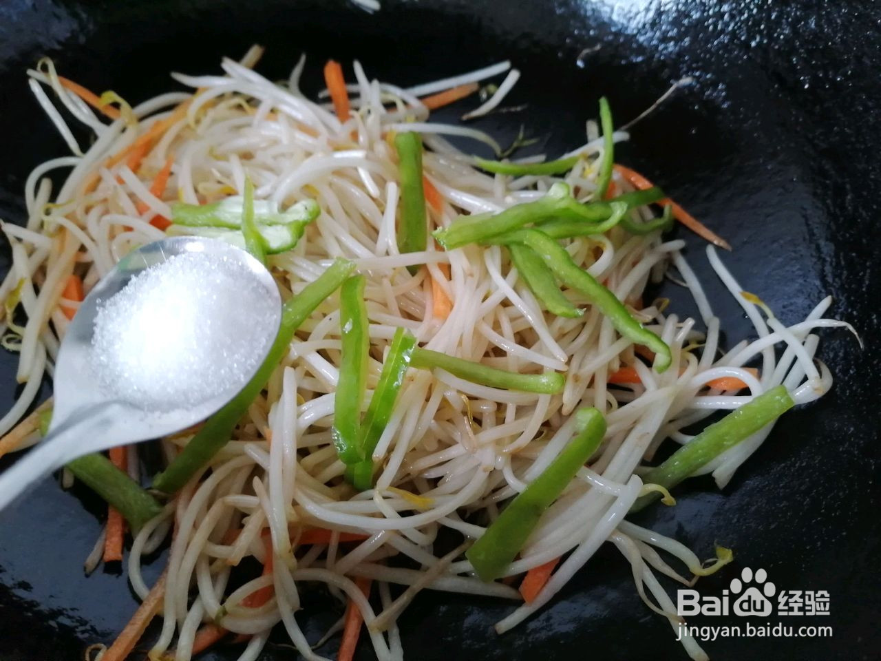 豆芽炒肉丝的做法