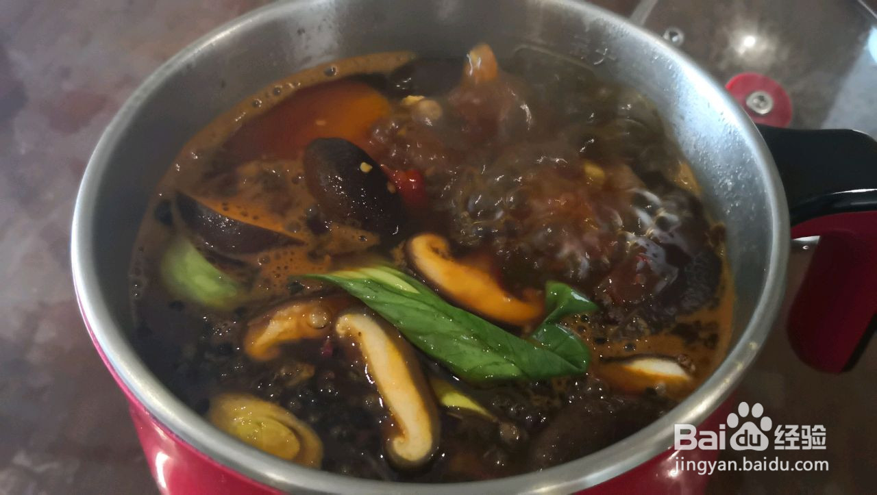 筋头巴脑牛肉火锅的做法