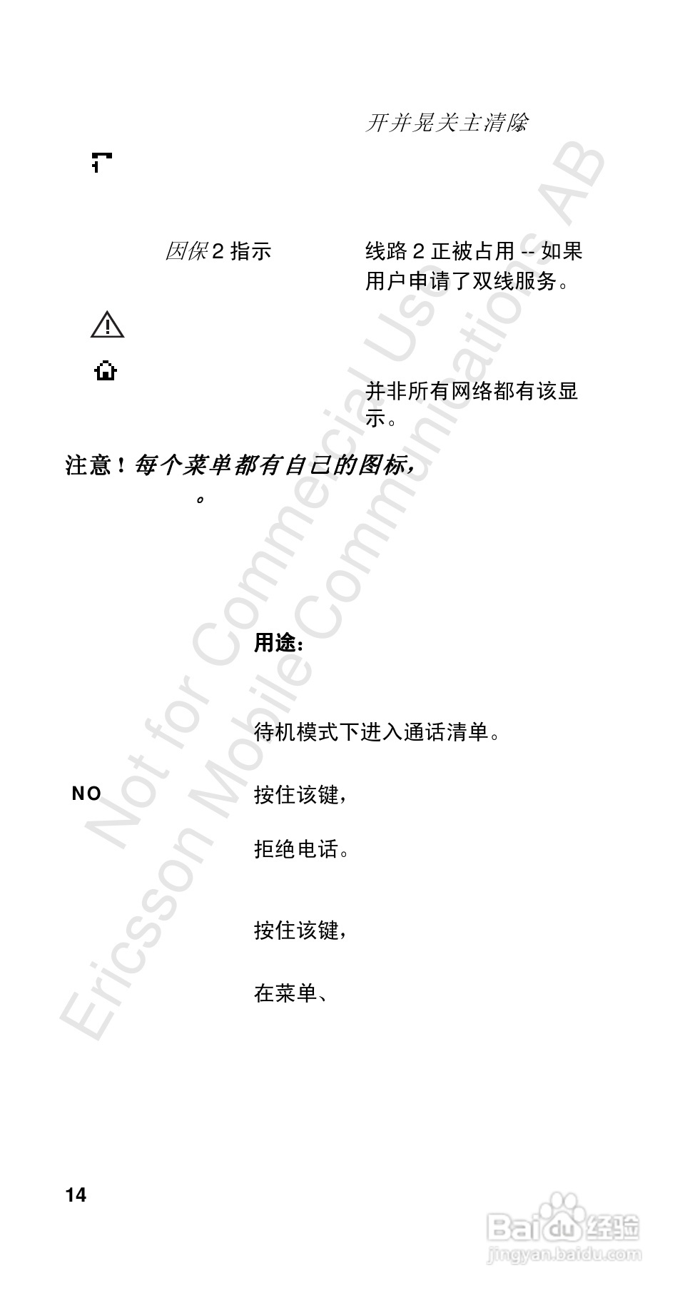 爱立信R310sc手机使用说明书:[2]
