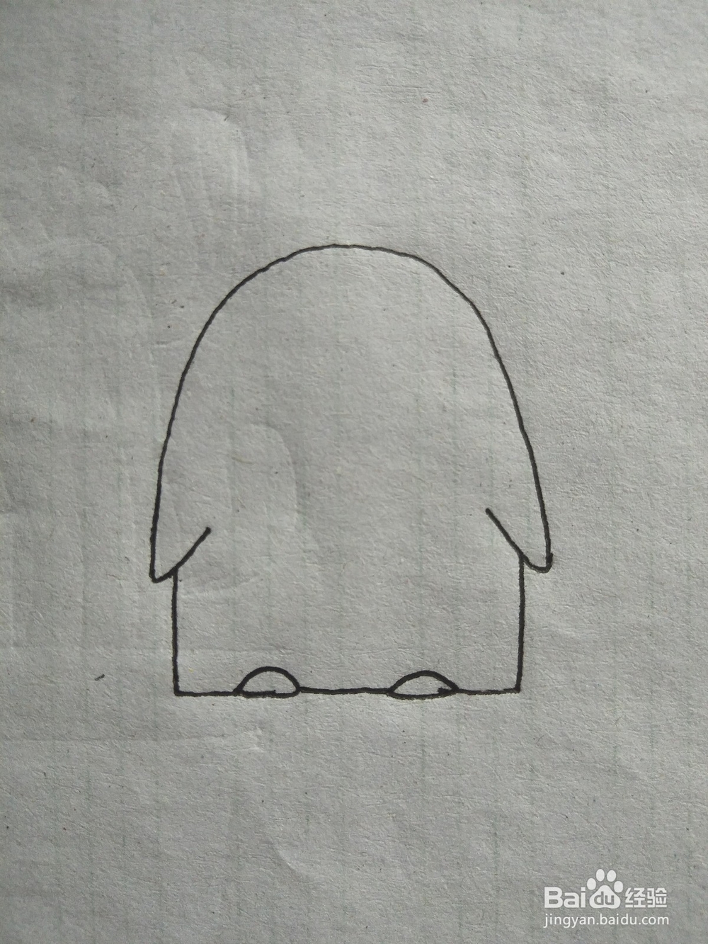 企鹅简笔画教程