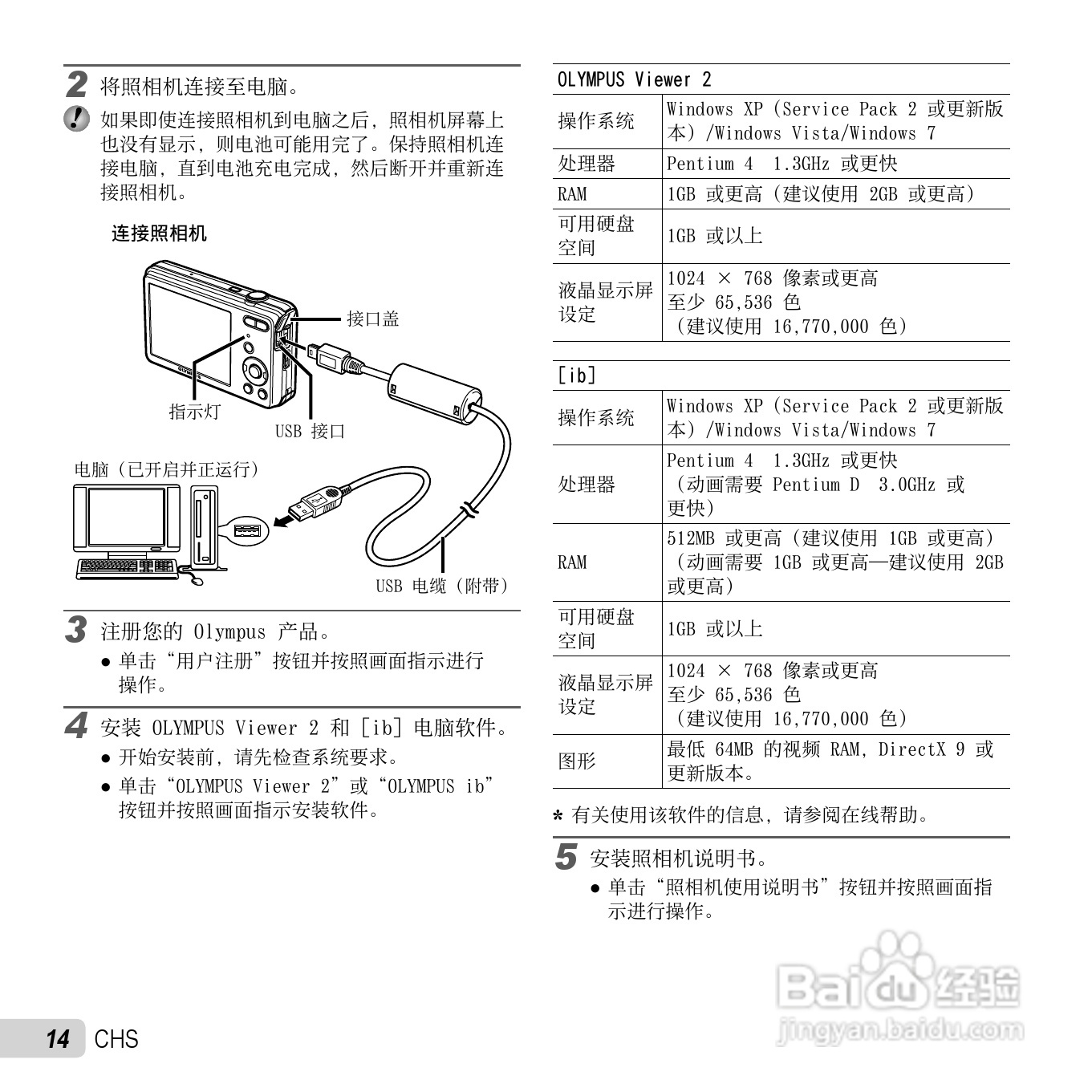 奥林巴斯D-700数码相机使用说明书:[2]