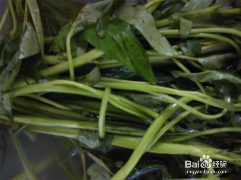 家常菜空心菜炒香干