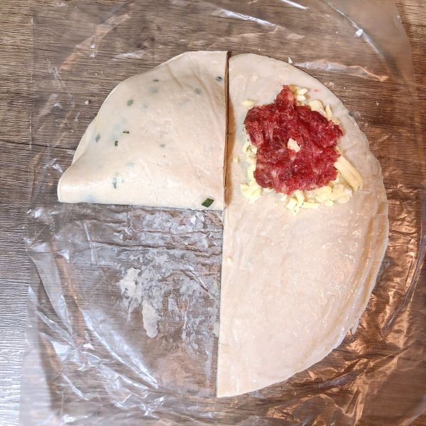 牛肉芝士华夫饼