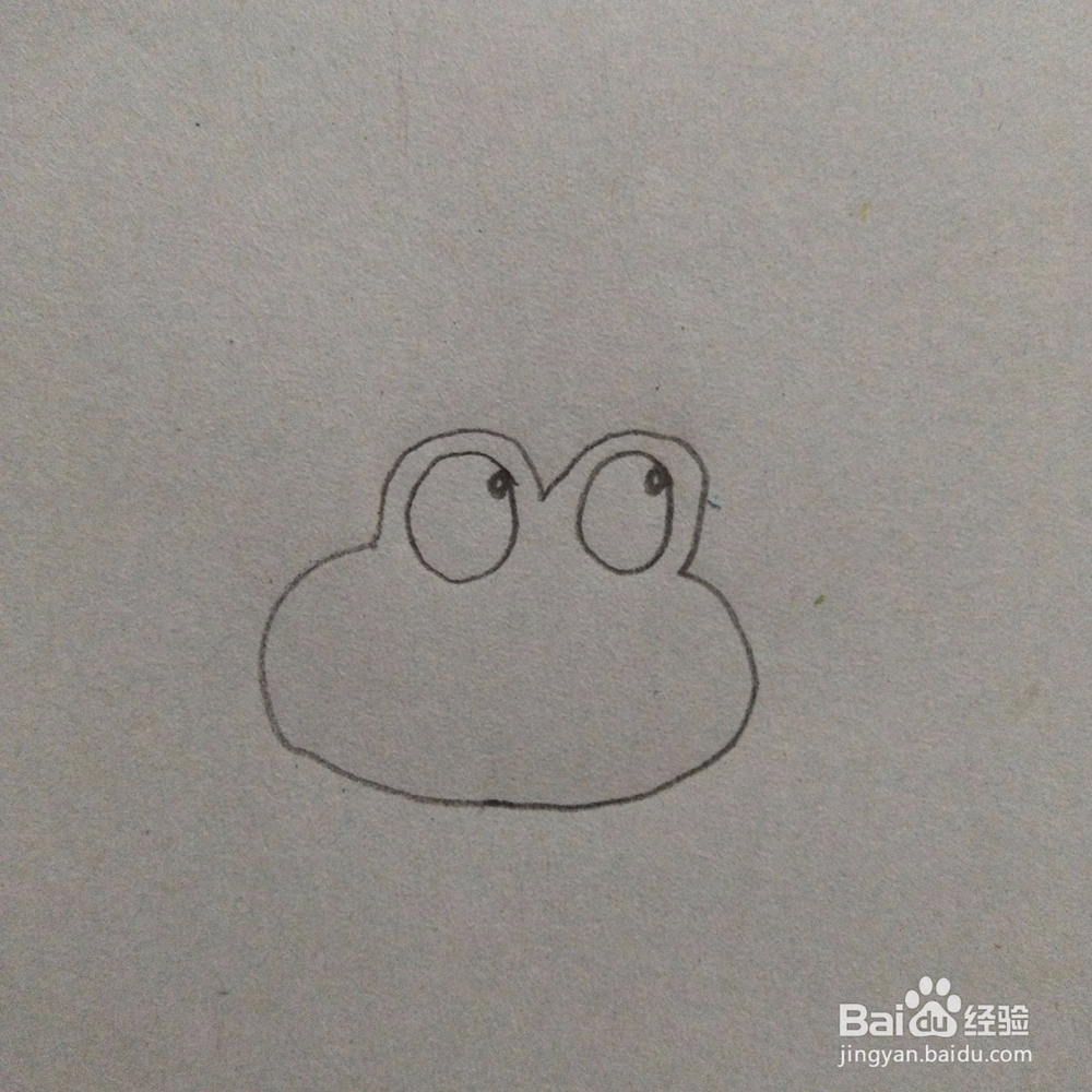 青蛙王子幼儿手工简笔画