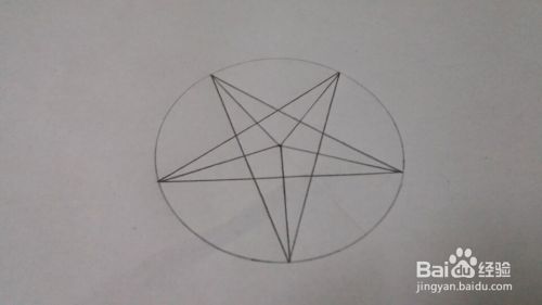五芒星怎么画 百度经验 五芒星怎么画 百度经验