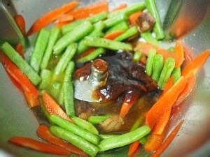 豆角焖面的做法