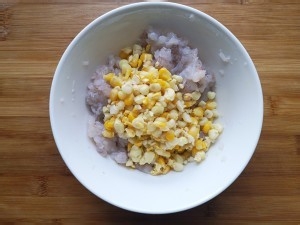 玉米虾饼 颜值高，超级有营养