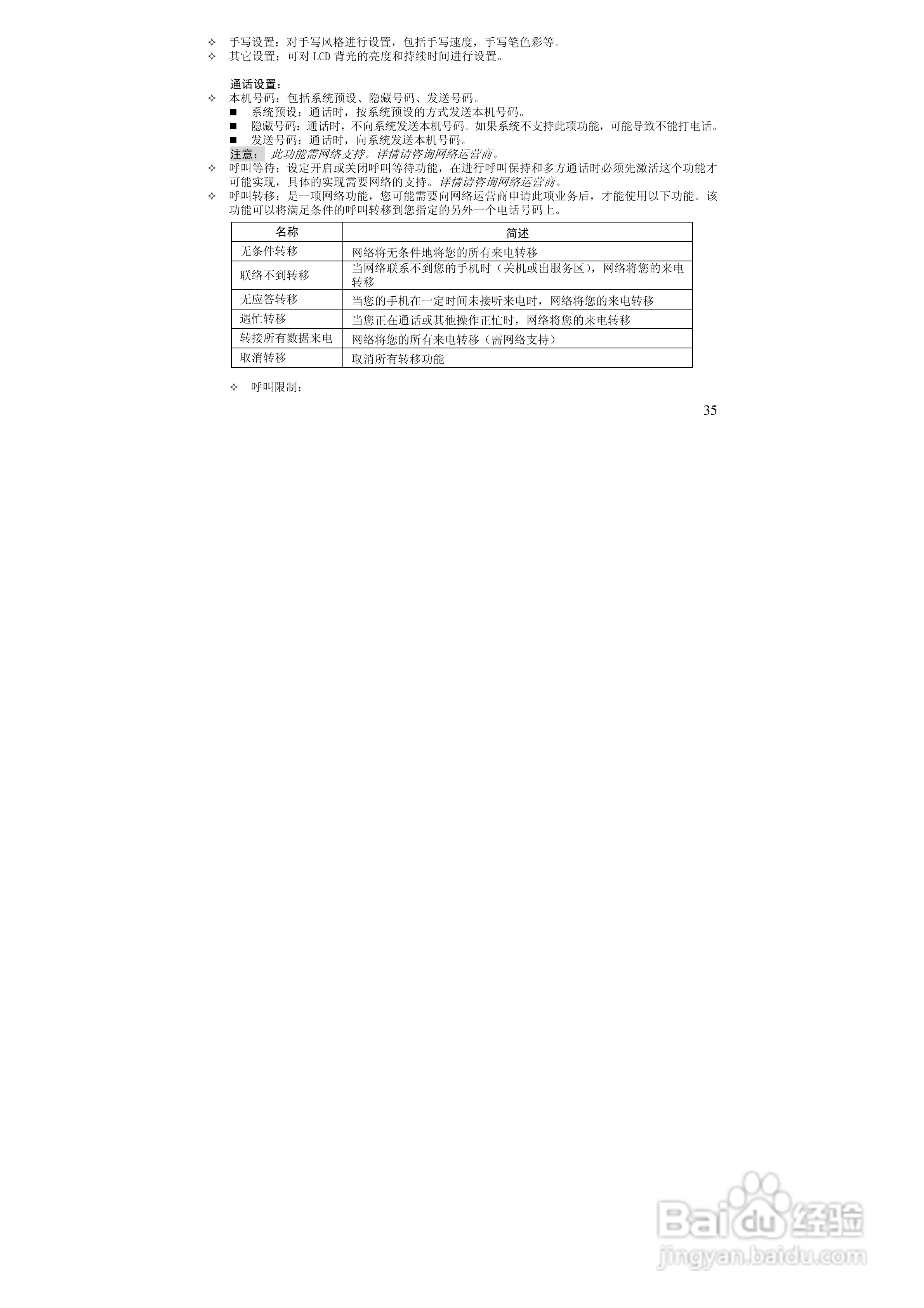 万利达MT180手机使用说明书:[4]