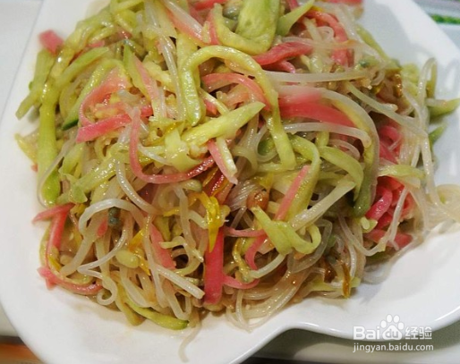 凉拌豆芽菜的做法