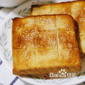 黄油砂糖吐司片
