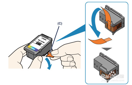 佳能2800系列打印机更换墨盒