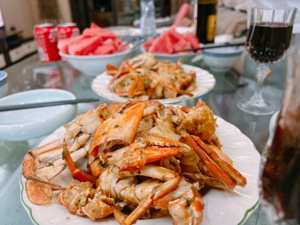 鲜香美味青蟹炒年糕