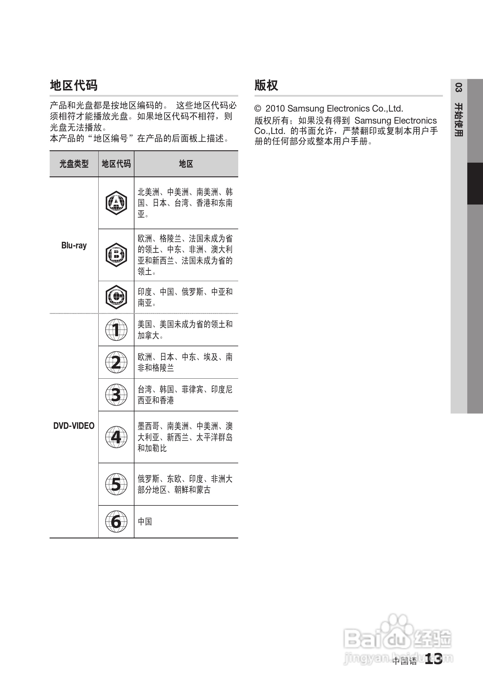 三星BD-C5500高清播放机使用说明书:[8]