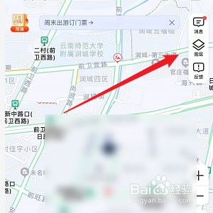 高德地图怎么显示出游地图