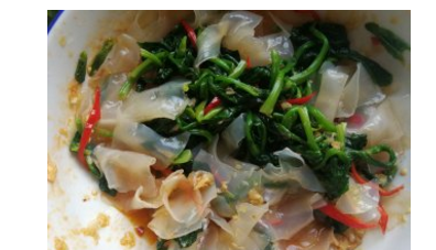 菠菜拌粉皮的做法