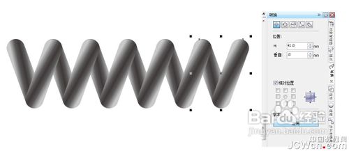 CorelDraw怎么样绘制弹簧