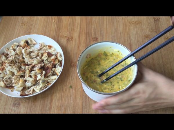 茴香奶酪焗面包碎