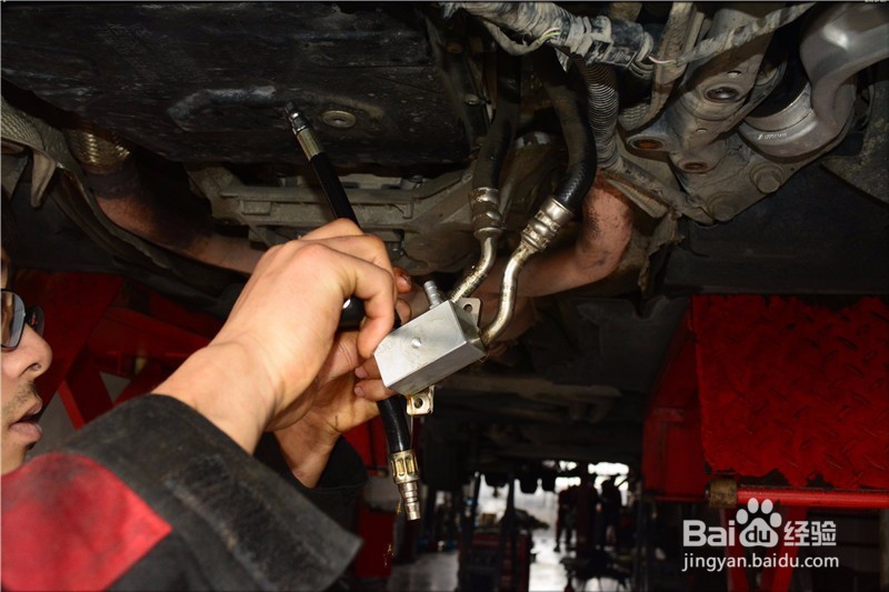 奥迪A7变速箱抖动 顿挫 问题 循环机换油解决