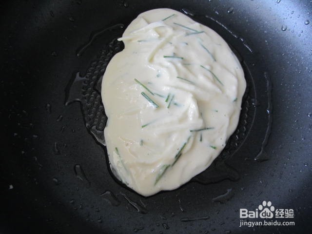 香葱土豆丝鸡蛋面饼