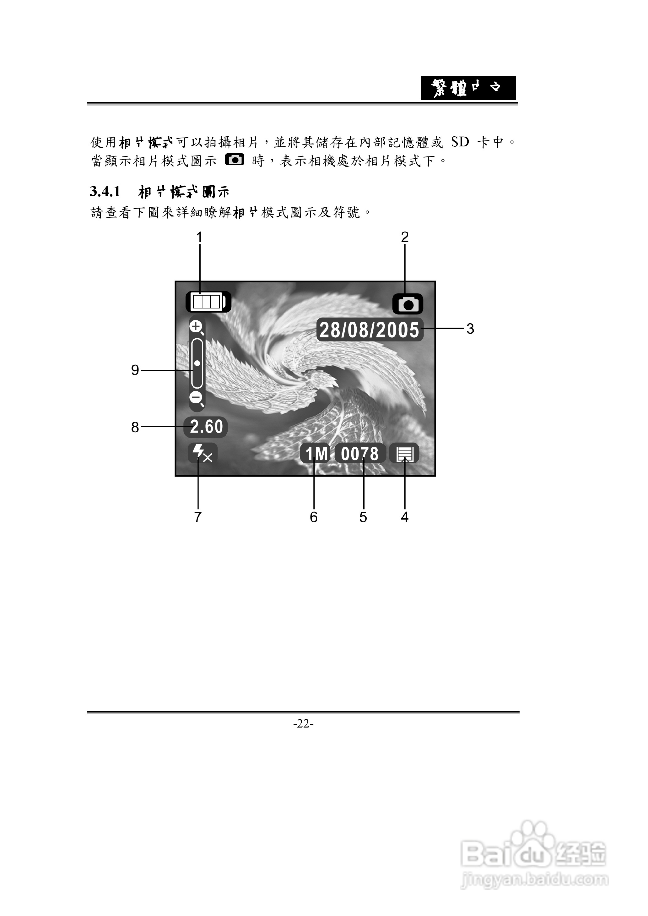 昆盈G-Shot D613 R2型数码相机使用说明书:[3]