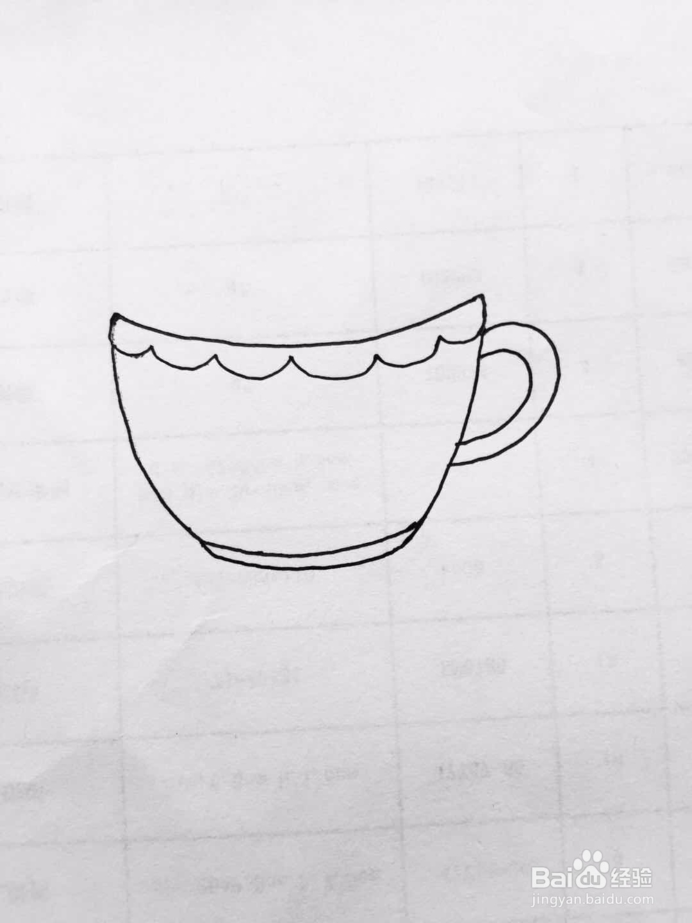 茉莉手绘之可爱萌茶杯