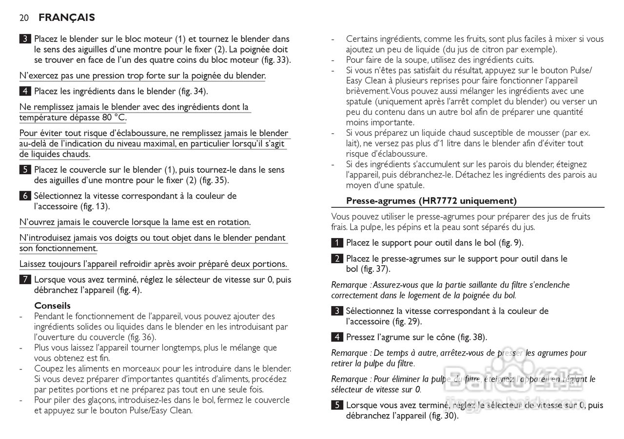 飞利浦HR7772榨汁机使用说明书:[2]