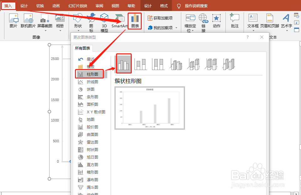 PPT 2019如何制作闪电图表？