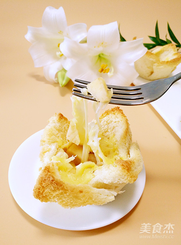 苹果吐司披萨盏