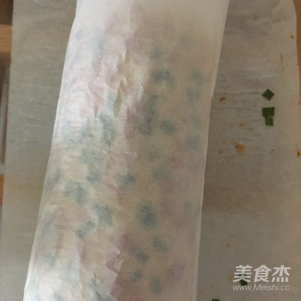 葱香肉松面包卷