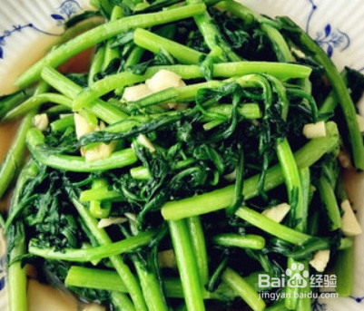 素炒茼蒿的做法