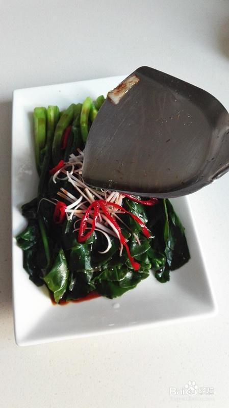 营养美味的白灼芥蓝
