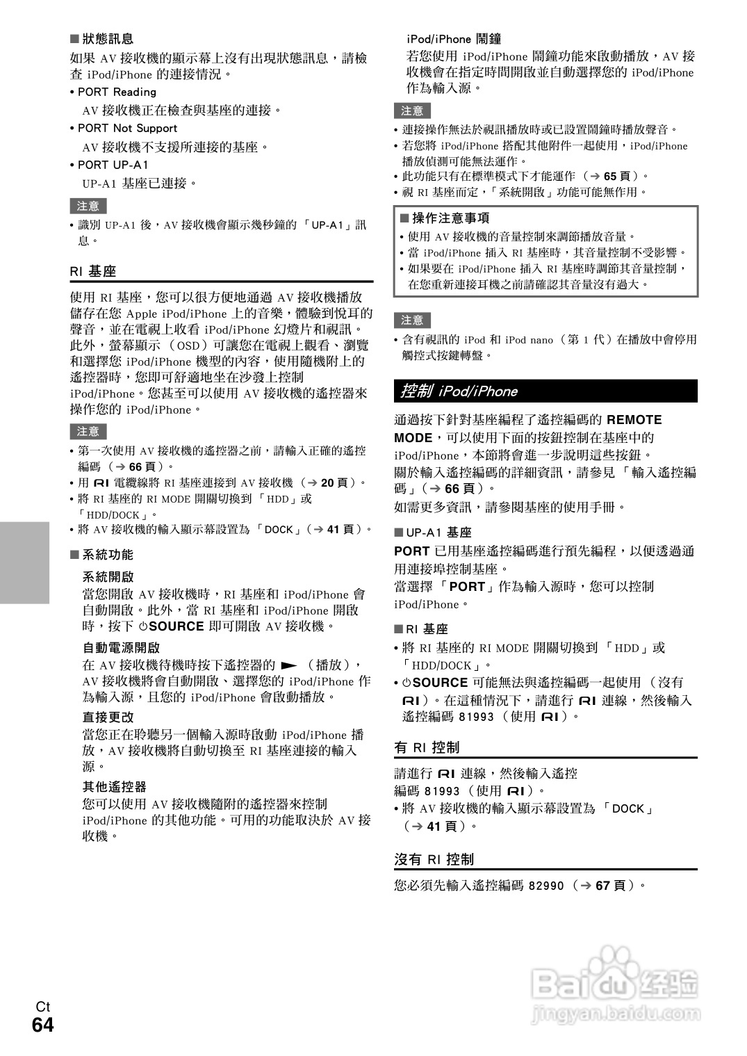 ONKYO TX-NR609 AV 接收机使用手册:[4]