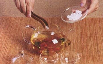 金莲薄荷茶排毒清肠花草茶冲泡步骤