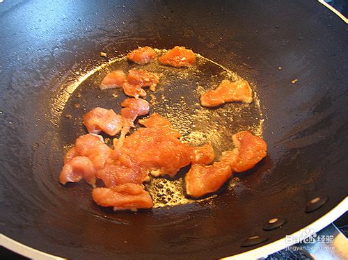 美味鸡柳炒红萝卜