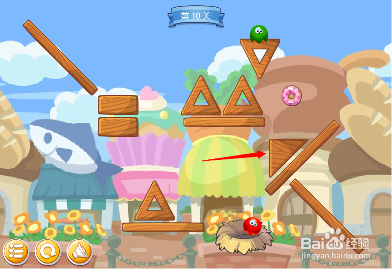小游戏泡泡鸟历险记第10关