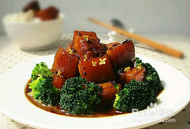 让人垂涎的糖桂花红烧肉