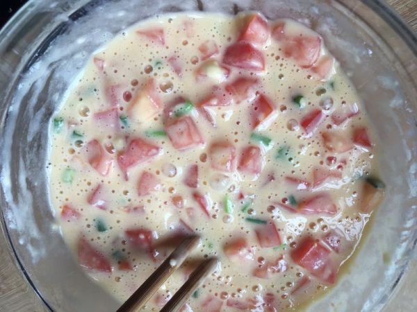 早餐番茄鸡蛋饼